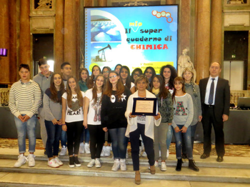 Scuola-Plinio---premiazione-Federchimica-Giovani