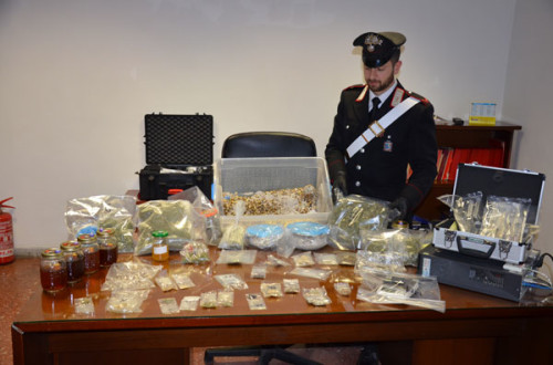 Trastevere---Il-laboratorio-dove-si-produceva-droga-scoperto-dai-Carabinieri-(4)