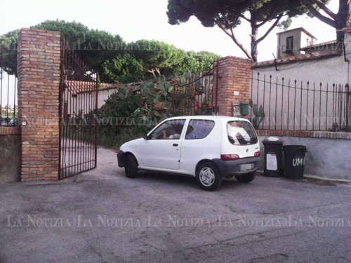 L'ingresso dell'azienda vinicola Villa Franca